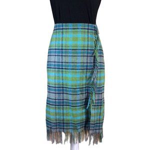 NWT - J. Jill Fringed Wrap-Style Skirt (Size: 12P)